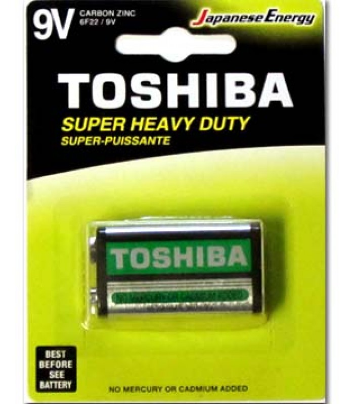 Toshiba 9V Heavy Duty batterie