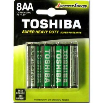 Toshiba AA Batteries - Pack of 8