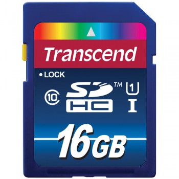 TRANSCEND 16GB SDHC (CLASS 10)