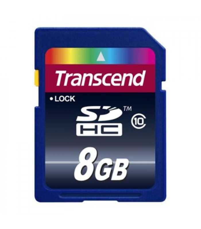 Carte Mémoire Transcend SDXC/SDHC Classe 10 de 8Go