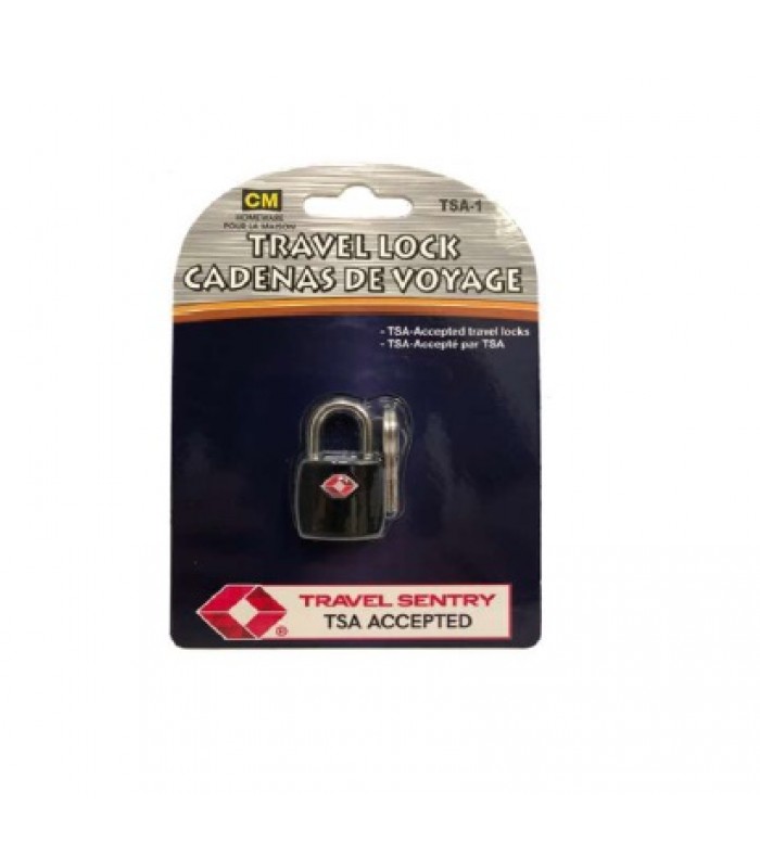 Cadenas de voyage accepté TSA Sentry 37mm x 20mm