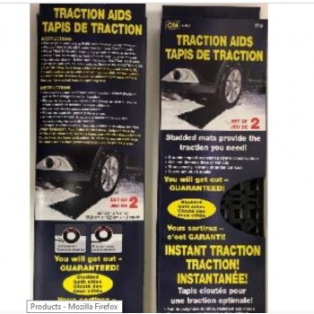 Tapis de traction - Jeu de 2