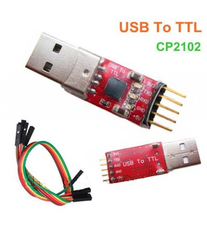 Convertisseur USB 2.0 / Série TTL UART CP2102 5 Broches