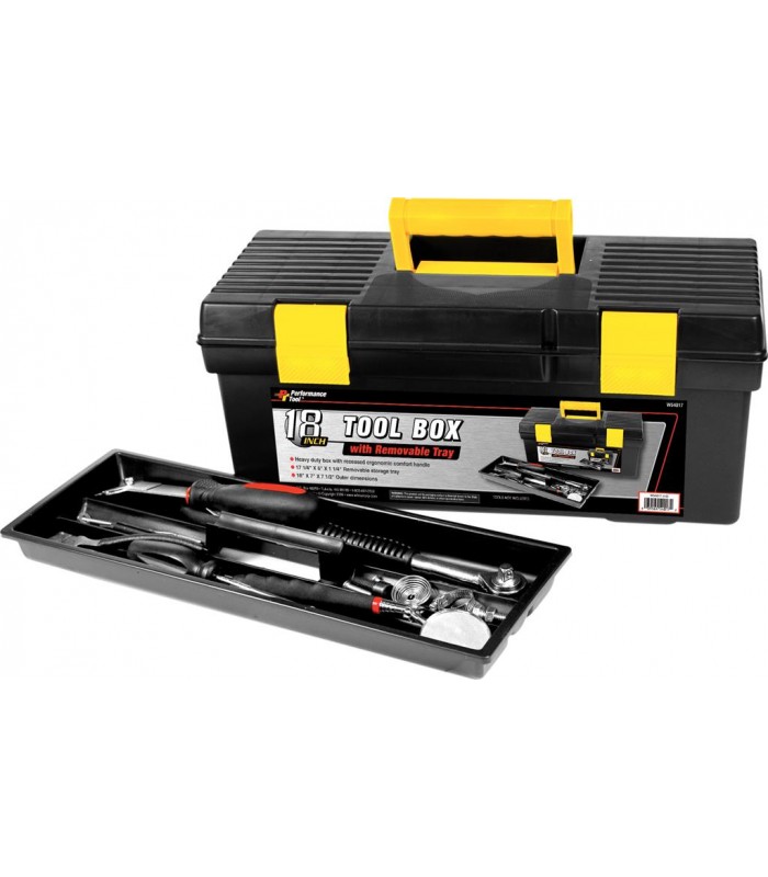 PT 18 in. Tool Box w/Removable Tray