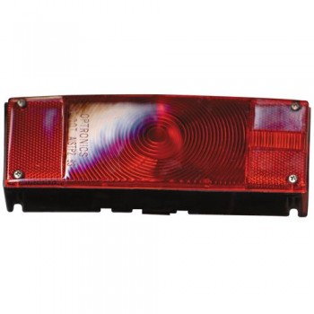 Waterproof low profile combination tail light, passenger side