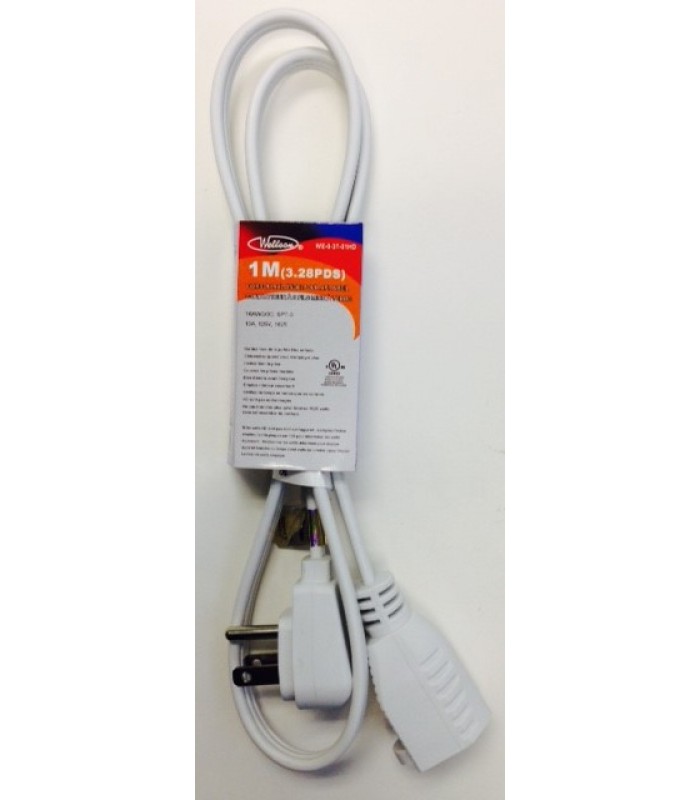 Wellson Heavy Duty Intdoor Extension Cord, 2m (6.56 ft.)