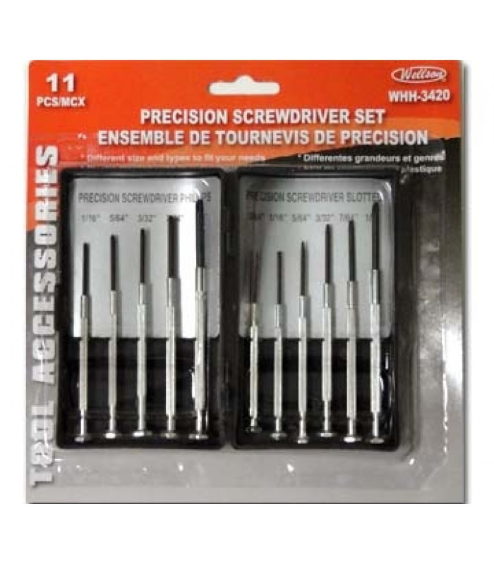 Wellson High Quality Precision Screwdriver (11-Piece Set)