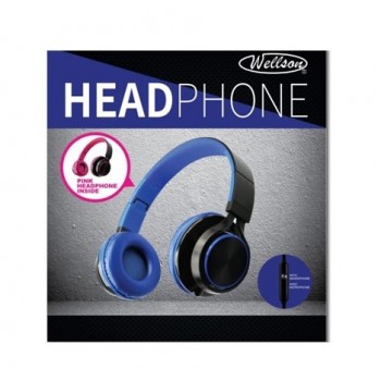 Écouteurs stéréo avec micro en ligne de Wellson WHP-37