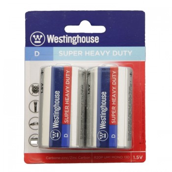 Westinghouse D Super Heavy Duty 2 Pack