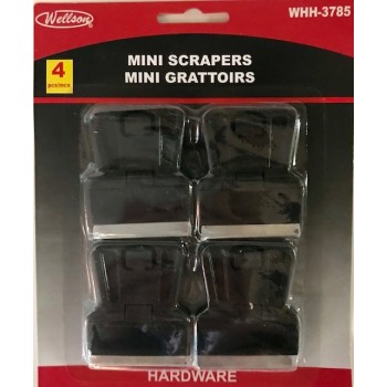 Wellson Mini Scrapers - Pack of 4