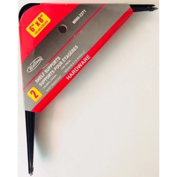 2 PCS 6 "X 8" SUPPORT D'ÉTAGÈRE