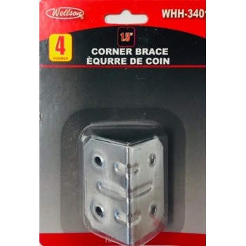 ATTACHE DE COIN 1.5 "4PCS 25 * 25 * 40MM