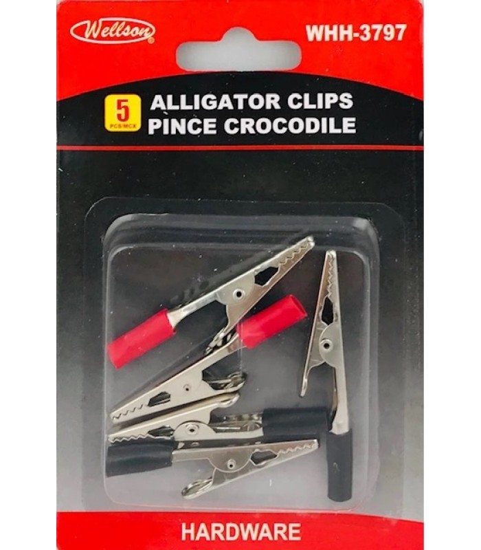 PINCE CROCODILE PAQUET DE 5