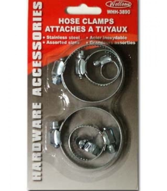 Hose clamps - Pack of 6