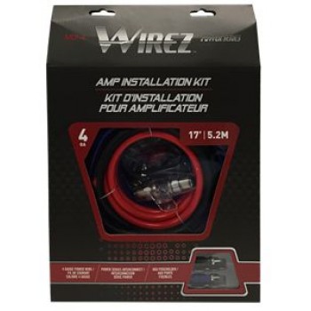 Wirez AKP-4 - 4 Gauge Amplifier Installation Kit