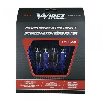 Wirez Power Series Interconnect 17" RCA Cable