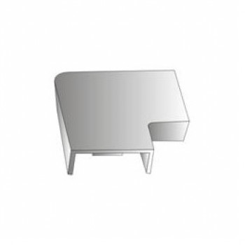 Global Tone Wire cover corner junction white Right Angle 39x19mm