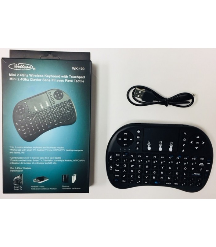 Wellson Mini 2.4Ghz Wireless Keyboard with Touchpad