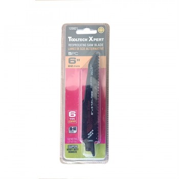 Workbench Lame de scie alternative 6 po x 22 mm 6 dents bi-métal très robuste 5/pq