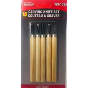 5 PCS CARVING KNIFE SET