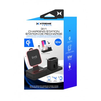 Support de charge sans fil 10W Xtreme 3 en 1