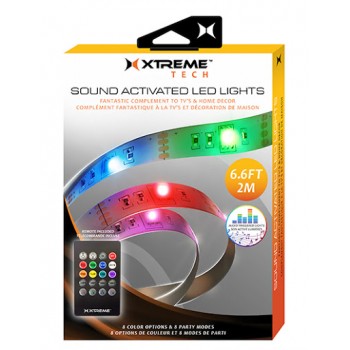 Xtreme 6.6ft Sound Activated LED Color