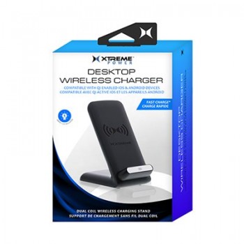 Xtreme Desktop Wireless Charger 10W - Black