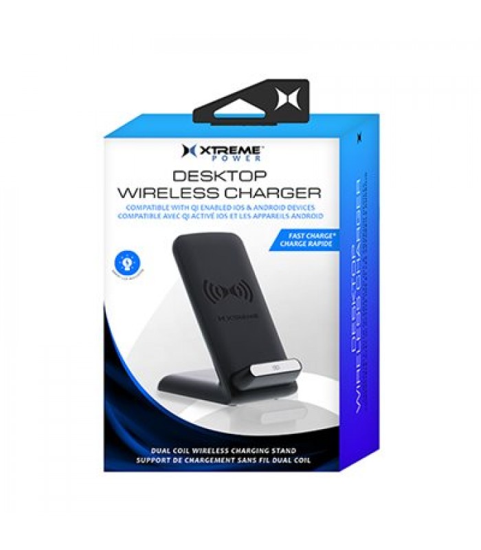 Xtreme Desktop Wireless Charger 10W - Black