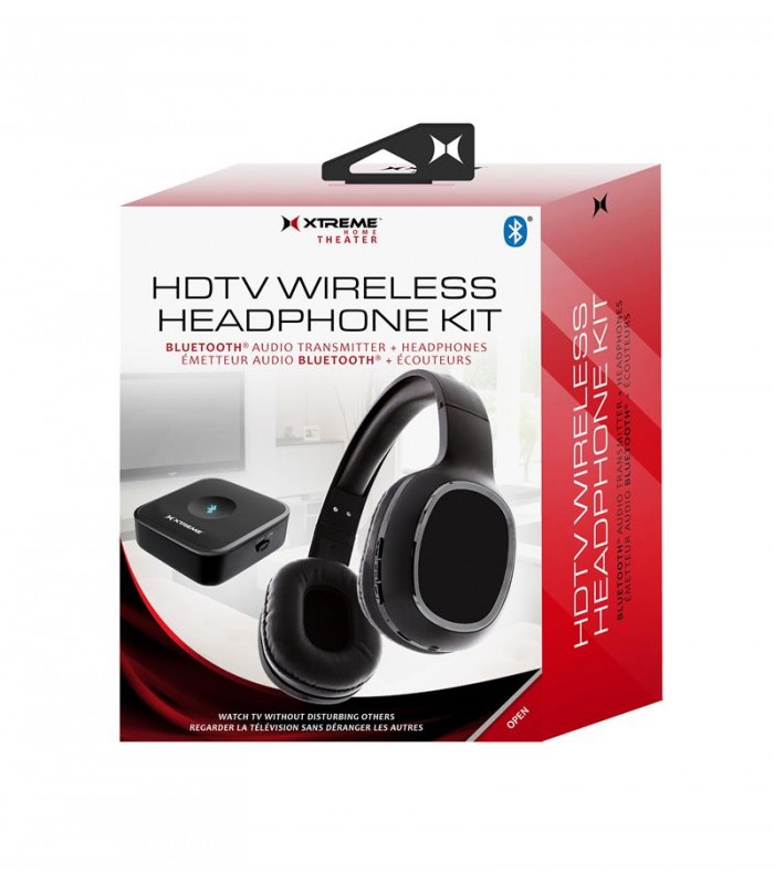 Ensemble casque audio sans fil Xtreme avec transmetteur Bluetooth