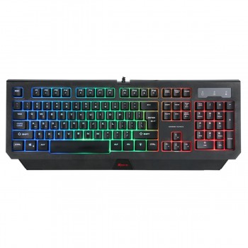 Xtrike Me Clavier de jeu Illuminé multicolore KB-507, Membrane, 104 touches, câble USB 1.5m