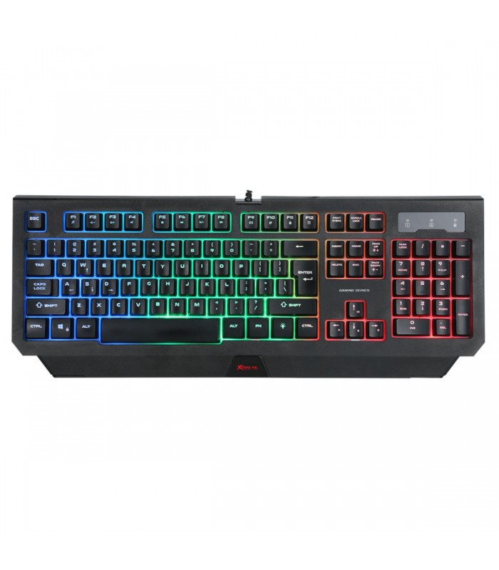 Xtrike Me Luminous multicolor Gaming Keyboard KB-507, Membrane, 104 keys, USB cable 1.5m