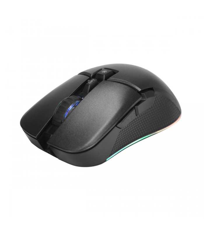 Xtrike Me Souris de Jeu Optique avec fil GM-310, 7D, 7 Boutons, Rétro-éclairage 7 couleurs, DPI 800/1600/2400/3200/4800/6400